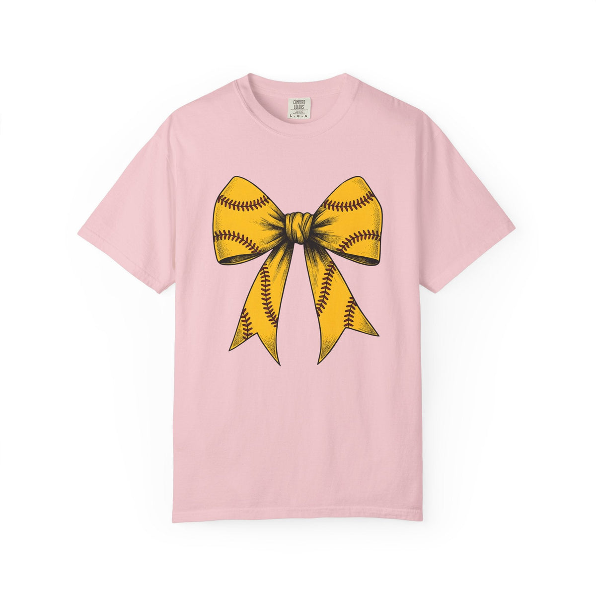 Softball Ribbon Bow Shirt Competition Gift Women Cartoon product image 3