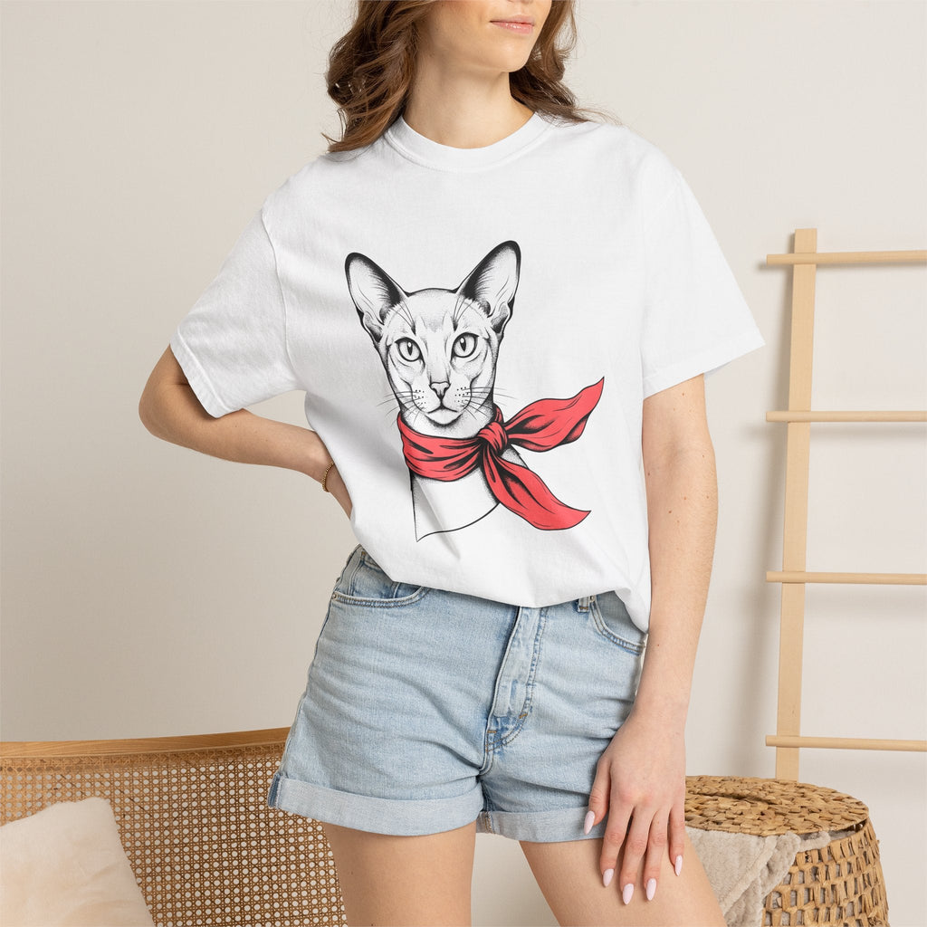 Sphynx Kitty Shirt Cat Outfit Gift Women Cartoon Tee product image 6