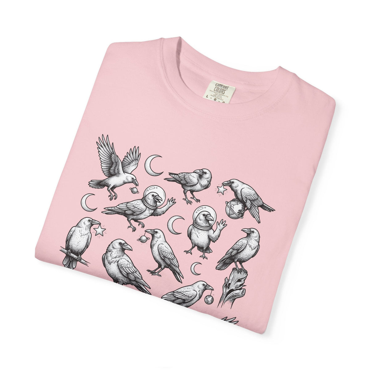 Raven Graphic Shirt Animals Gothic Unisex Gift Tattoo Style product image 12