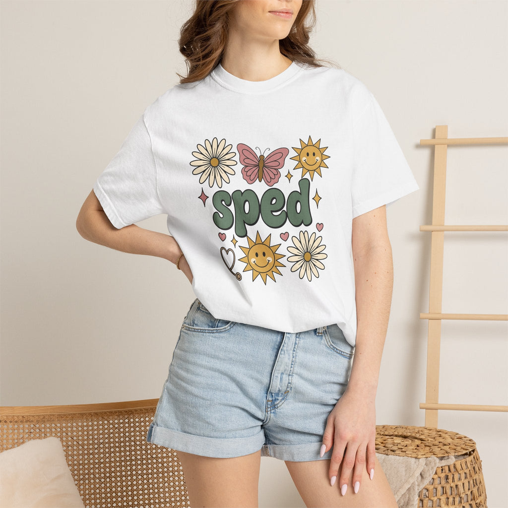 Sunflower Daisy Butterfly Shirt Teachers Floral Unisex Gift product image 6