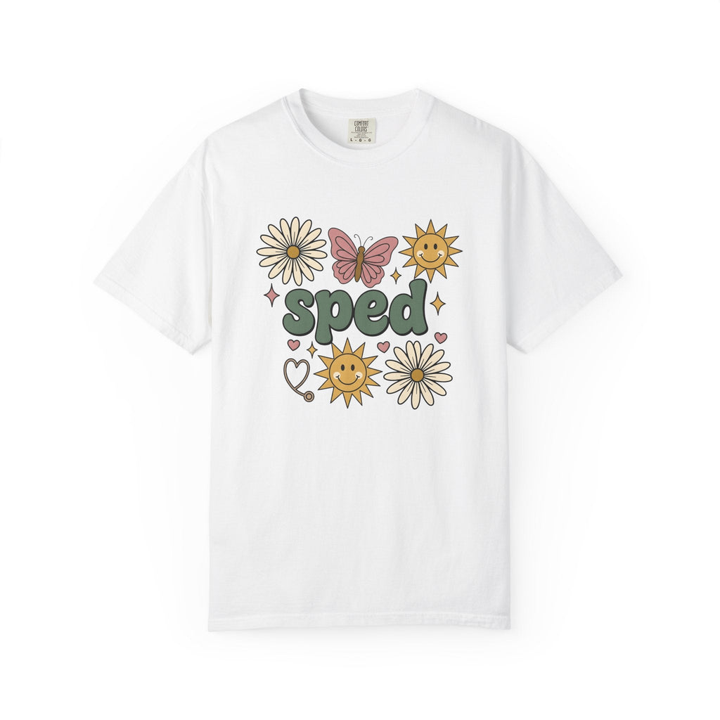 Sunflower Daisy Butterfly Shirt Teachers Floral Unisex Gift product image 1