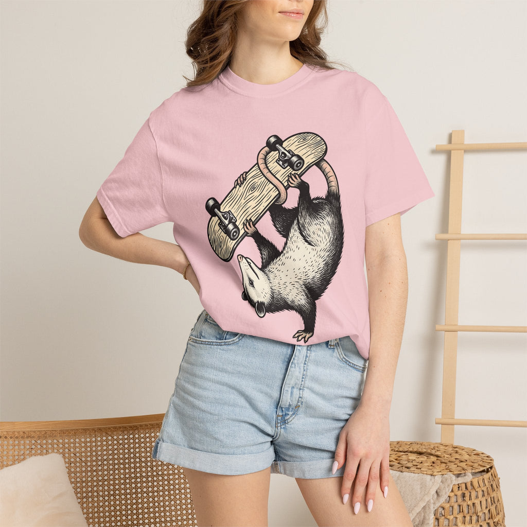 Night Possum Skateboard Shirt Animals Action Sports Unisex product image 12