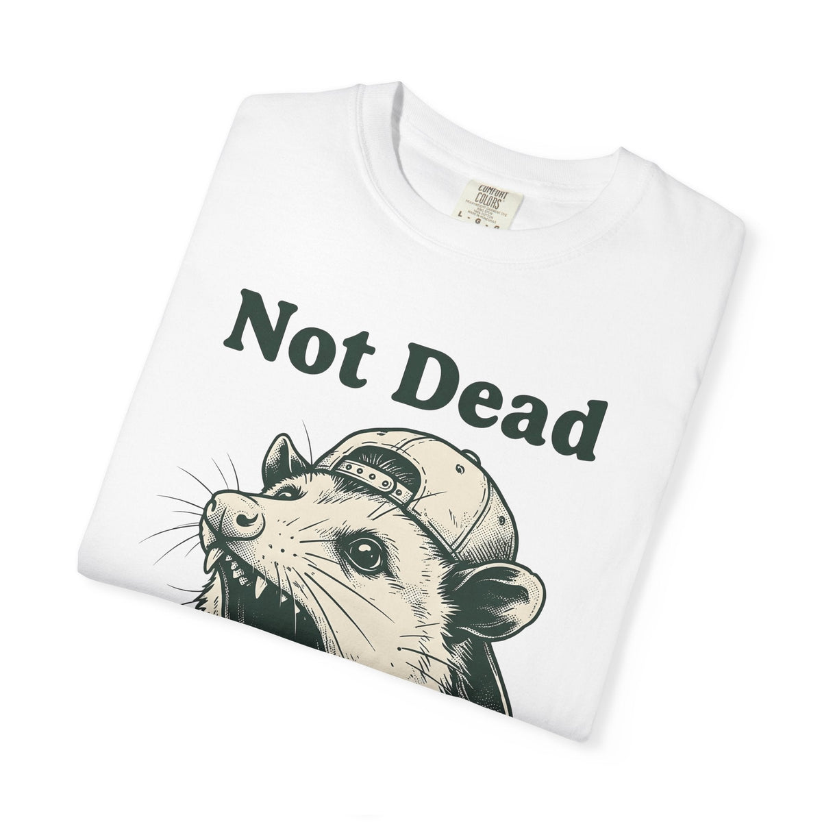 Possum Cap Shirt Funny Creatures Unisex Gift Illustration Tee Opossum T-Shirt