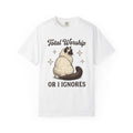 Siamese Cat Shirt Animal Gift Women Vintage Tee T-Shirt Fan product image 1