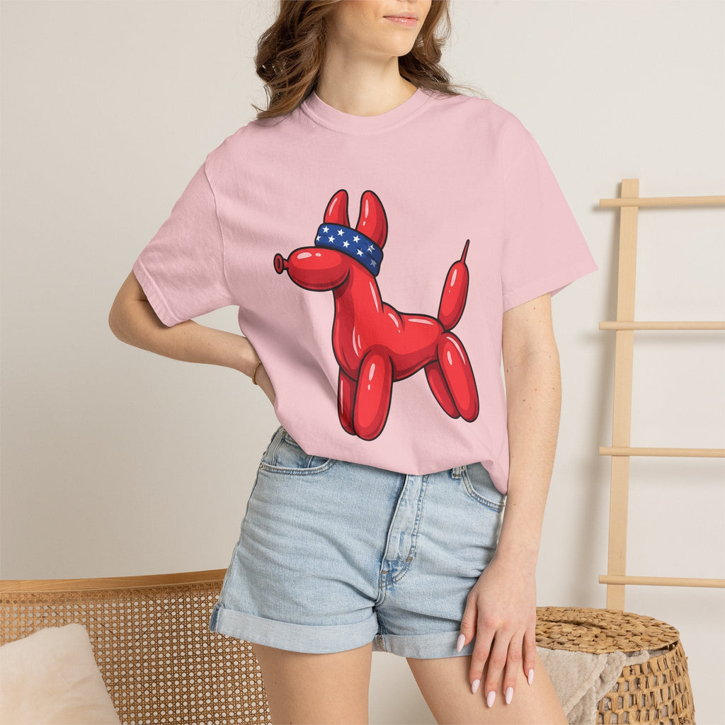 Balloon Pet Shirt Dog Patriotic Gift Women Graphic Tee product image 12