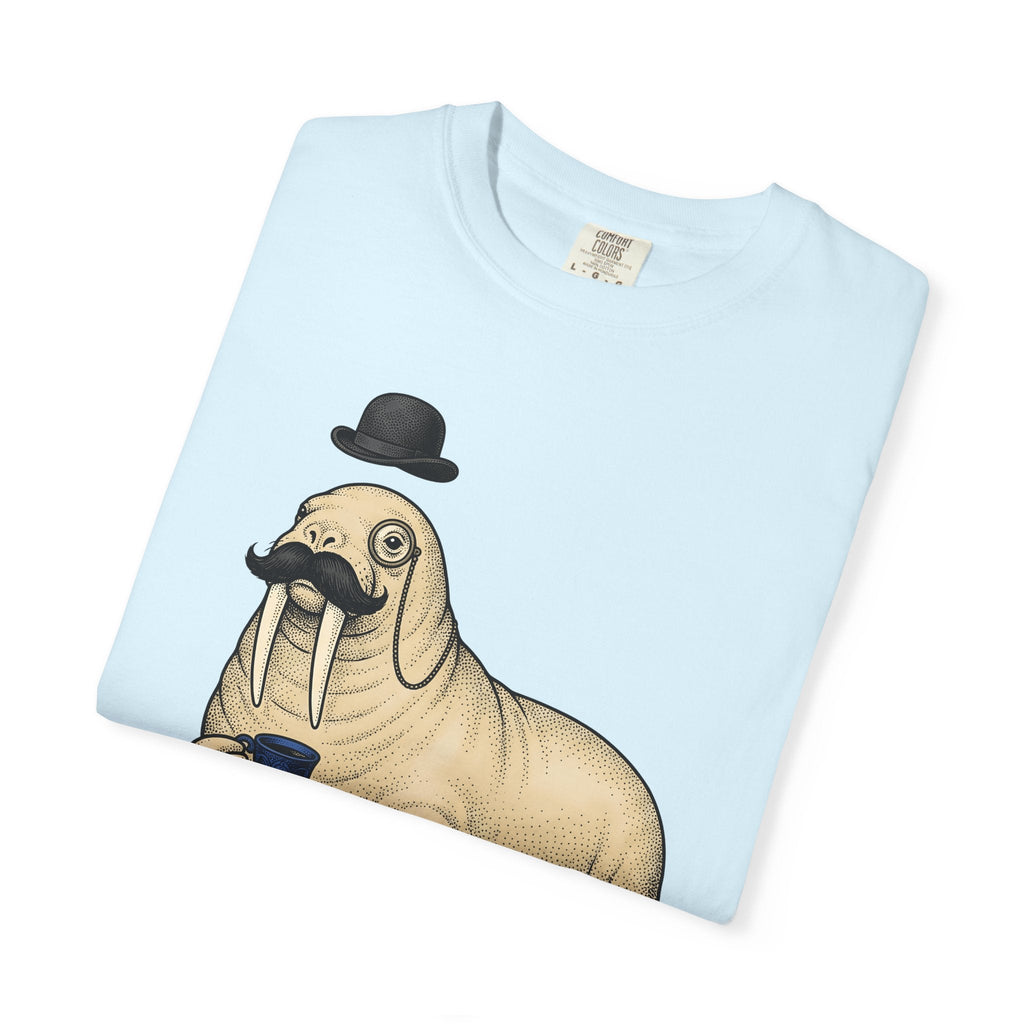 Walrus Tea Party Shirt Animals Humor Unisex Gift Vintage product image 8