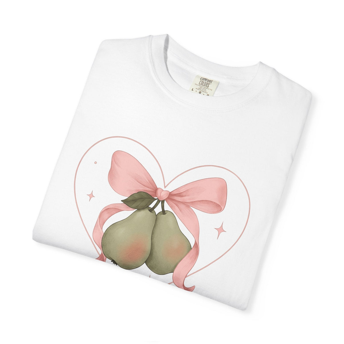 Pear Bow Shirt Cute Fruit Unisex Gift Kawaii Tee T-Shirt product image 5