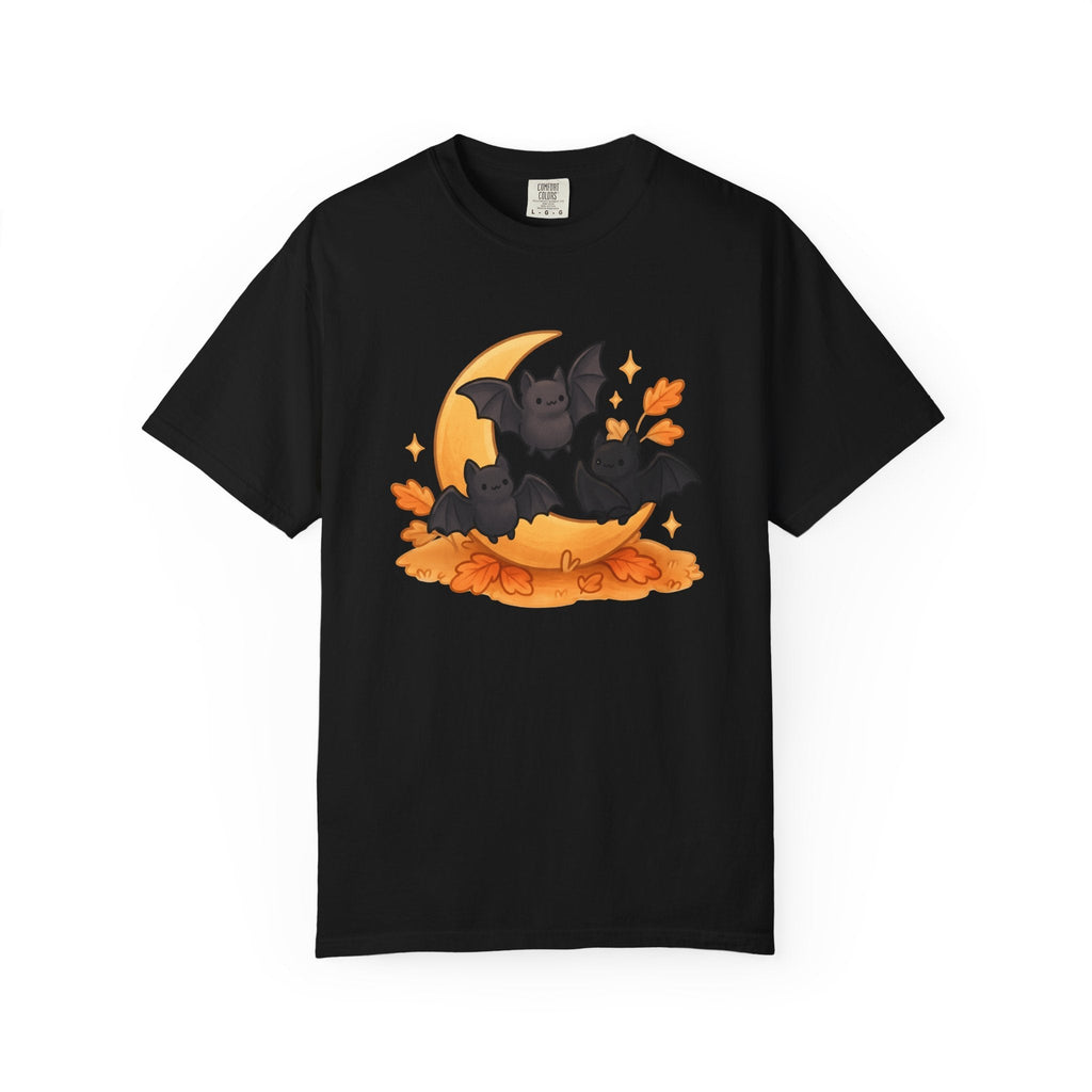 Cute Bats Shirt Halloween Autumn Unisex Gift Kawaii Tee product image 4