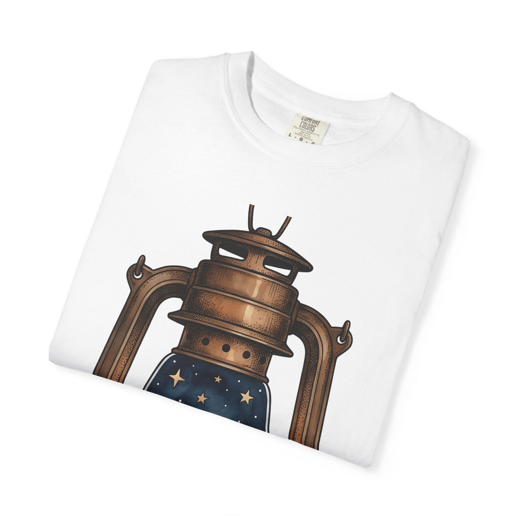 Antique Lantern Shirt Camping Nature Unisex Gift Cartoon product image 5