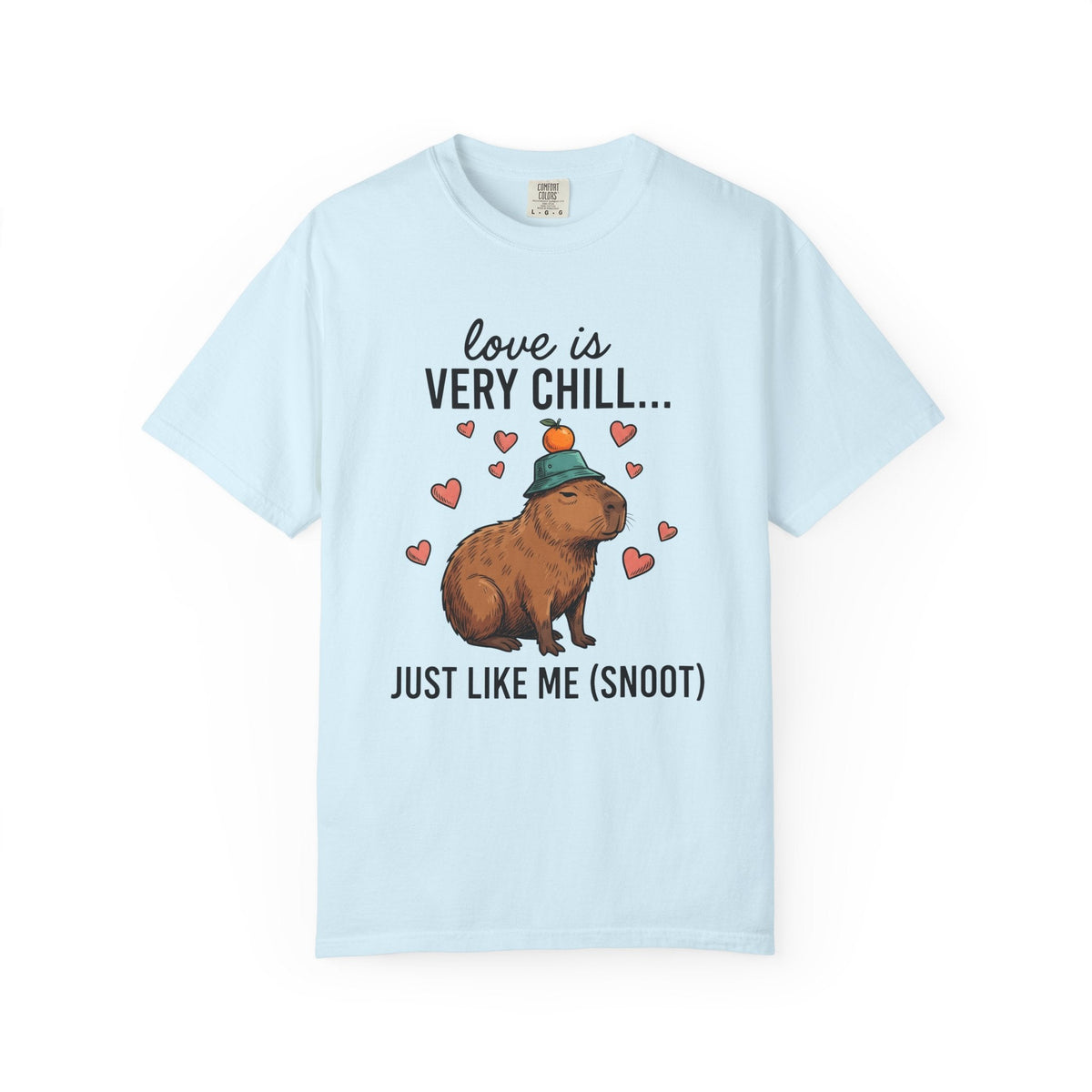 Capybara Drawing Shirt Valentines Day Creature Unisex Gift product image 2