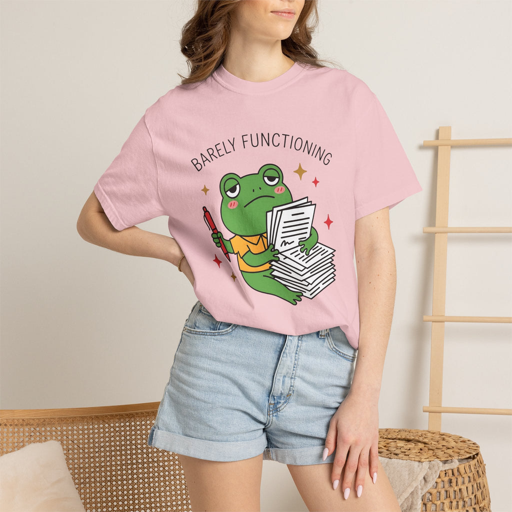 Frog Documents Shirt Teachers Jokes Unisex Gift Cute Tee product image 12