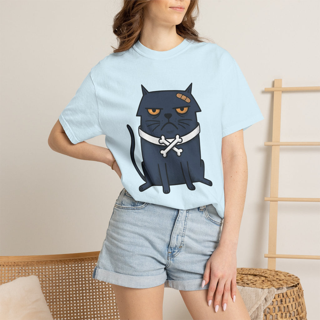 Angry Cat Shirt Joke Gift Women Comic Tee Kitty T-Shirt product image 9