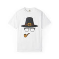 Pilgrim Hat Cartoon T-Shirt – Funny Thanksgiving Prank Humor, Unisex Graphic Tee