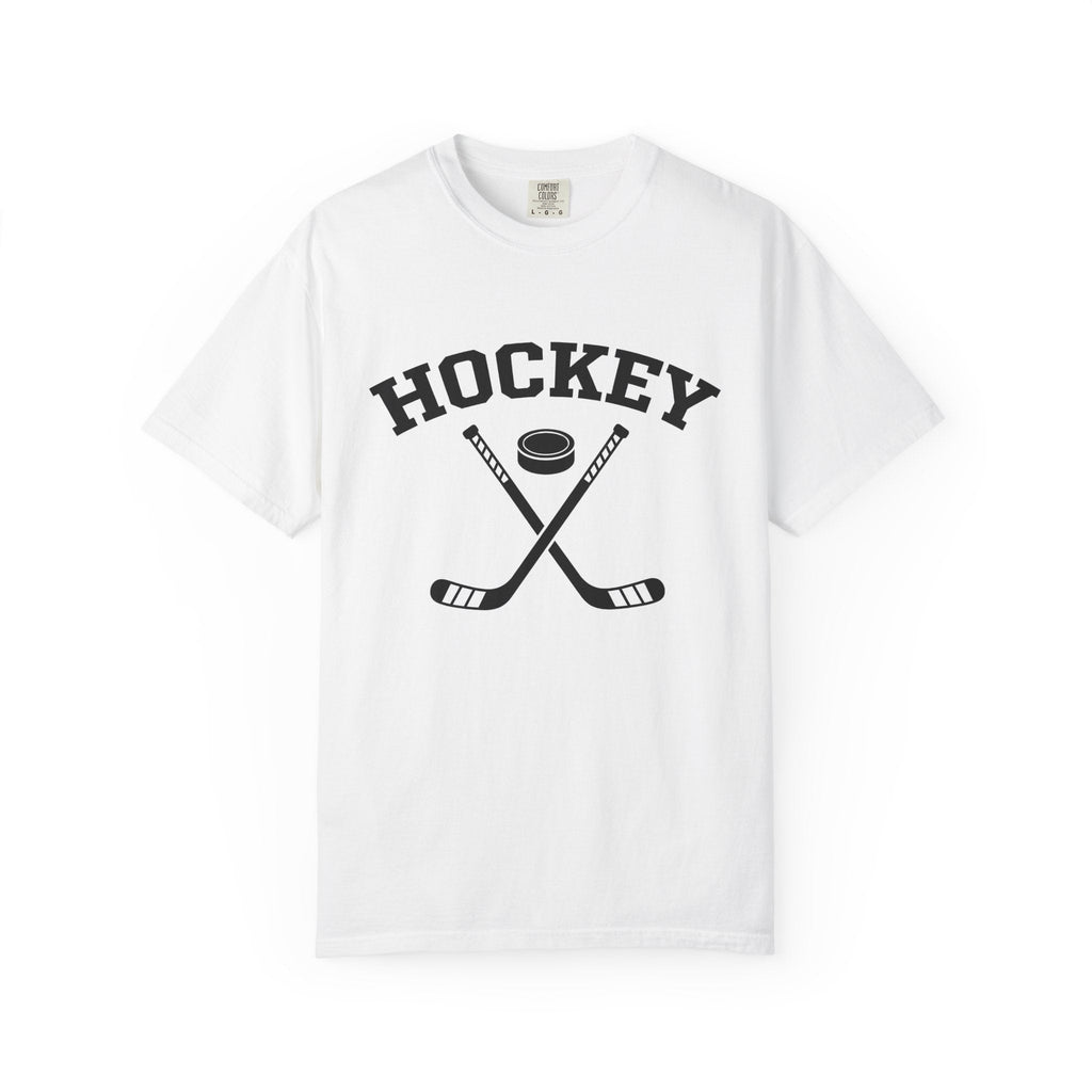 Hockey Sticks Puck Shirt Sport Gift Women Thick Tee Gear product image 1