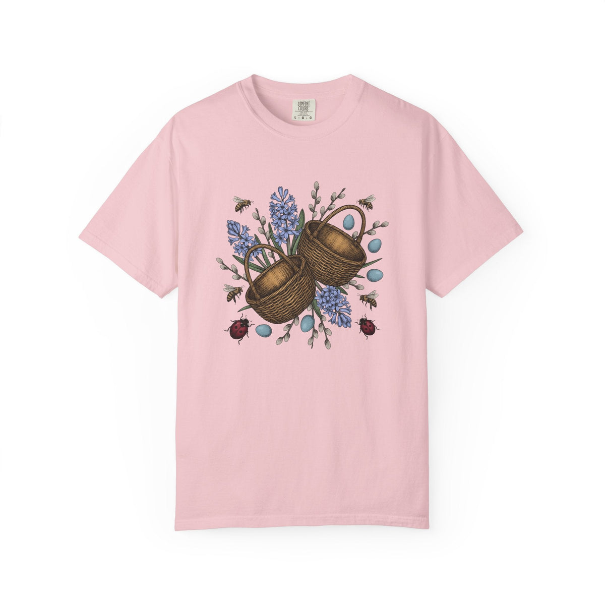 Rattan Basket Shirt Easter Plants Unisex Gift Flower Tee product image 3
