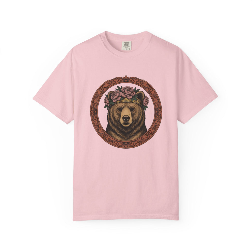 Bear Floral Crown Shirt Animals & Flowers Nature Unisex product image 3