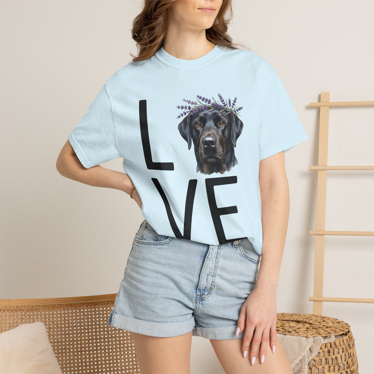 Labrador Dog Shirt Animals & Flowers Canine Unisex Gift product image 9