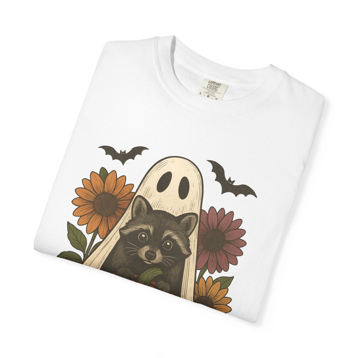 Raccoon Ghost Pumpkin Shirt Halloween Animal Unisex Gift product image 6
