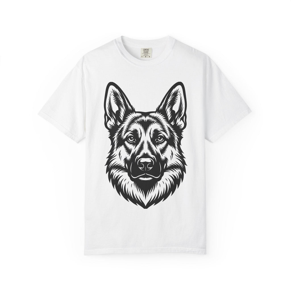 German Shepherd Shirt Dog Pets Gift Women Line Art Tee product image 1