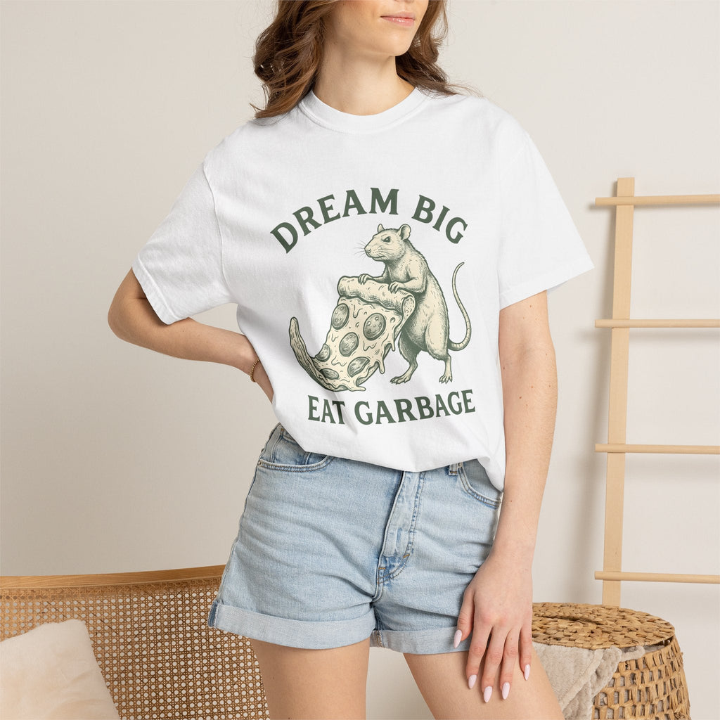 Rat Pizza Shirt Funny Animal Unisex Gift Vintage Tee product image 6