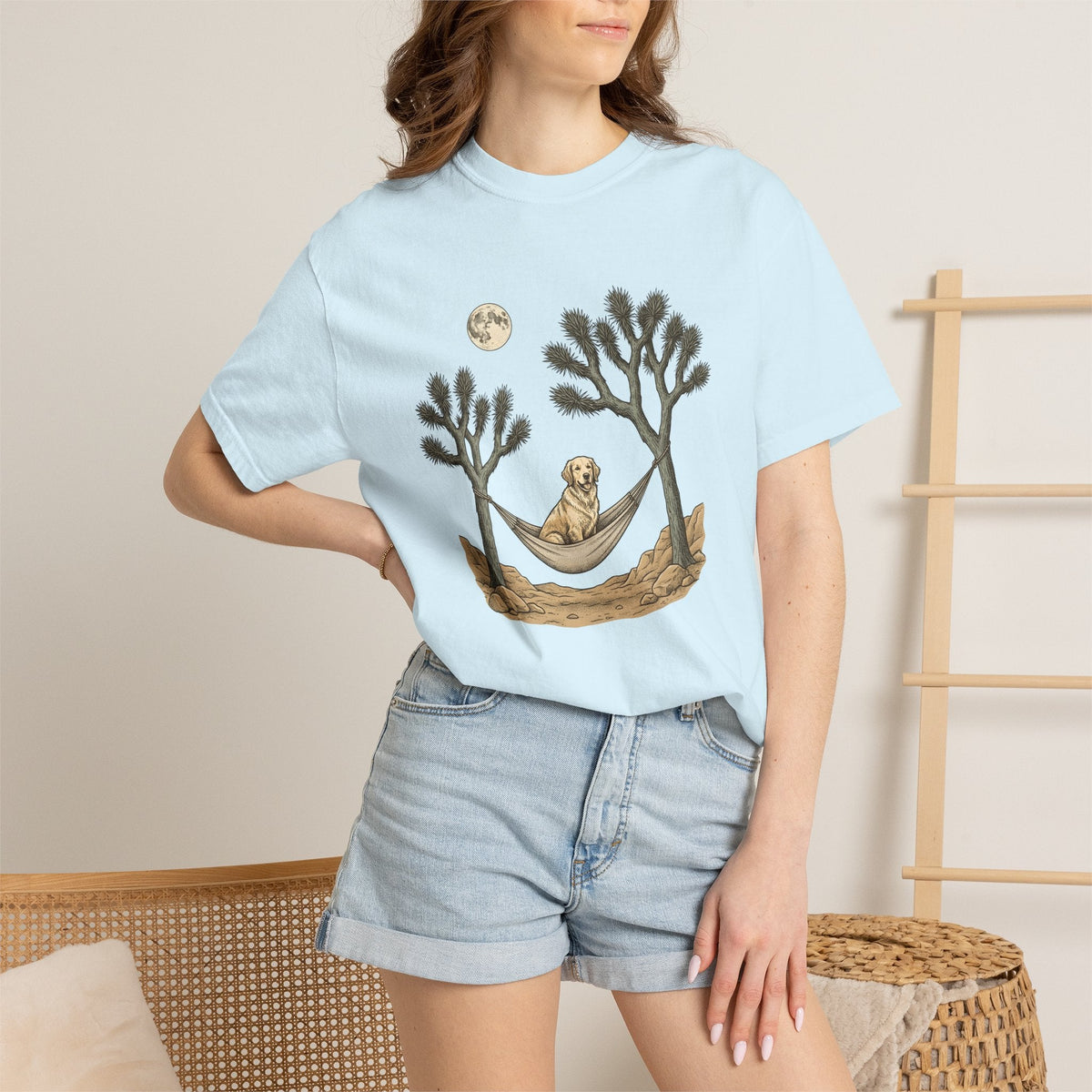 Retriever Dog Shirt Hiking Unisex Gift Rustic Tee T-Shirt product image 9