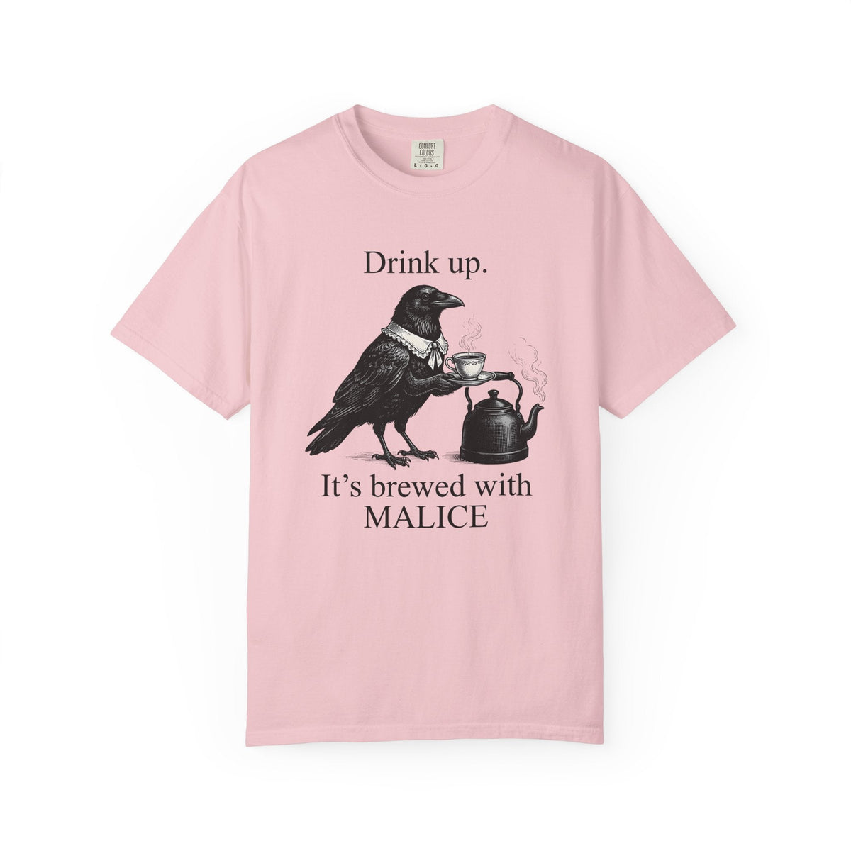 Crow Tea Shirt Funny Dark Unisex Gift Retro Tee T-Shirt product image 3