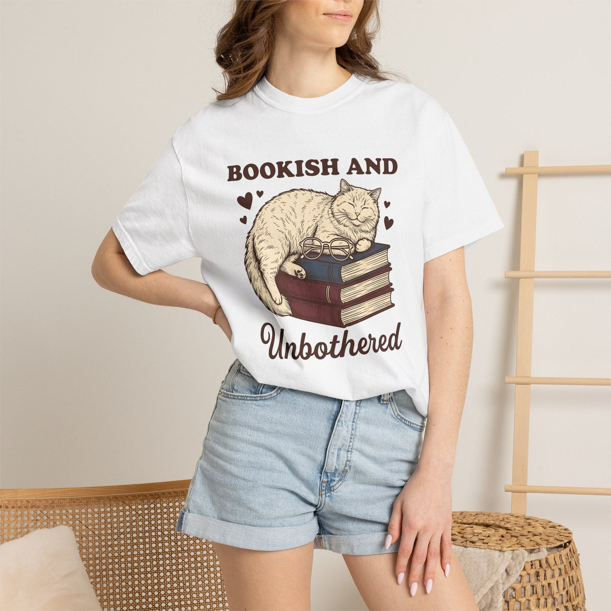 Kitten Novels Shirt Cat Reader Gift Women Retro Tee Novel product image 6
