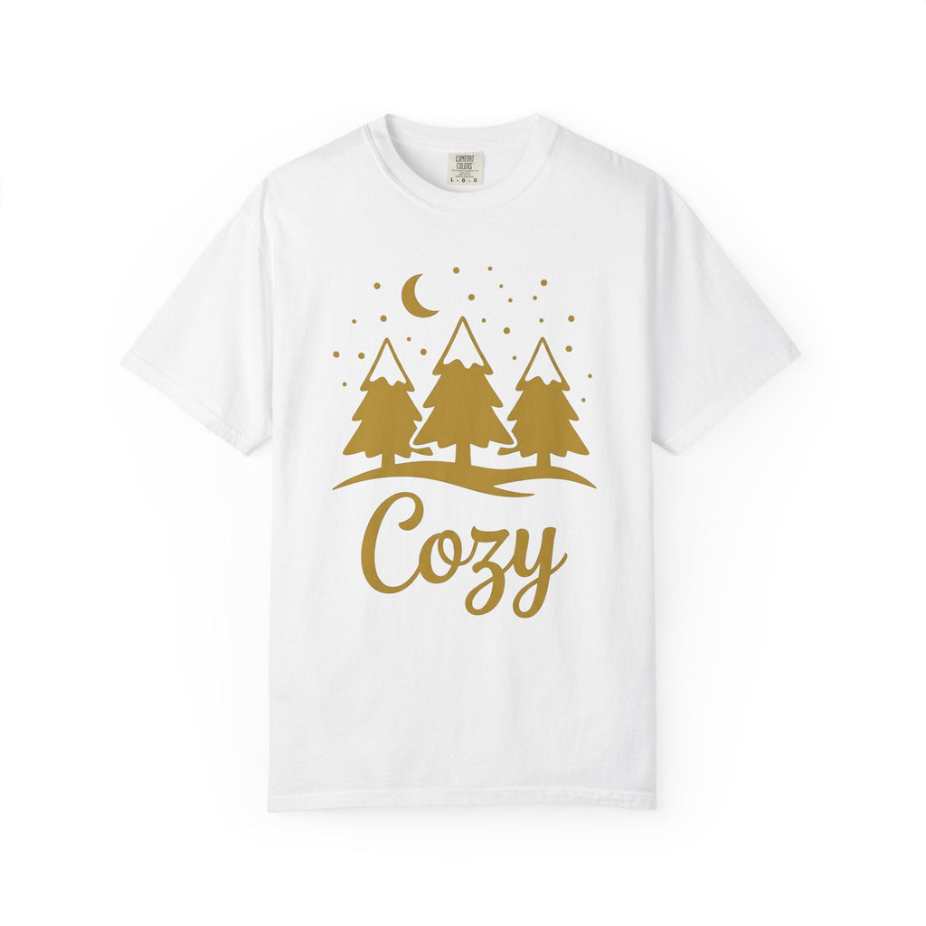 Fir Forest Shirt Christmas Cold Unisex Gift Basic Tee Pine product image 1