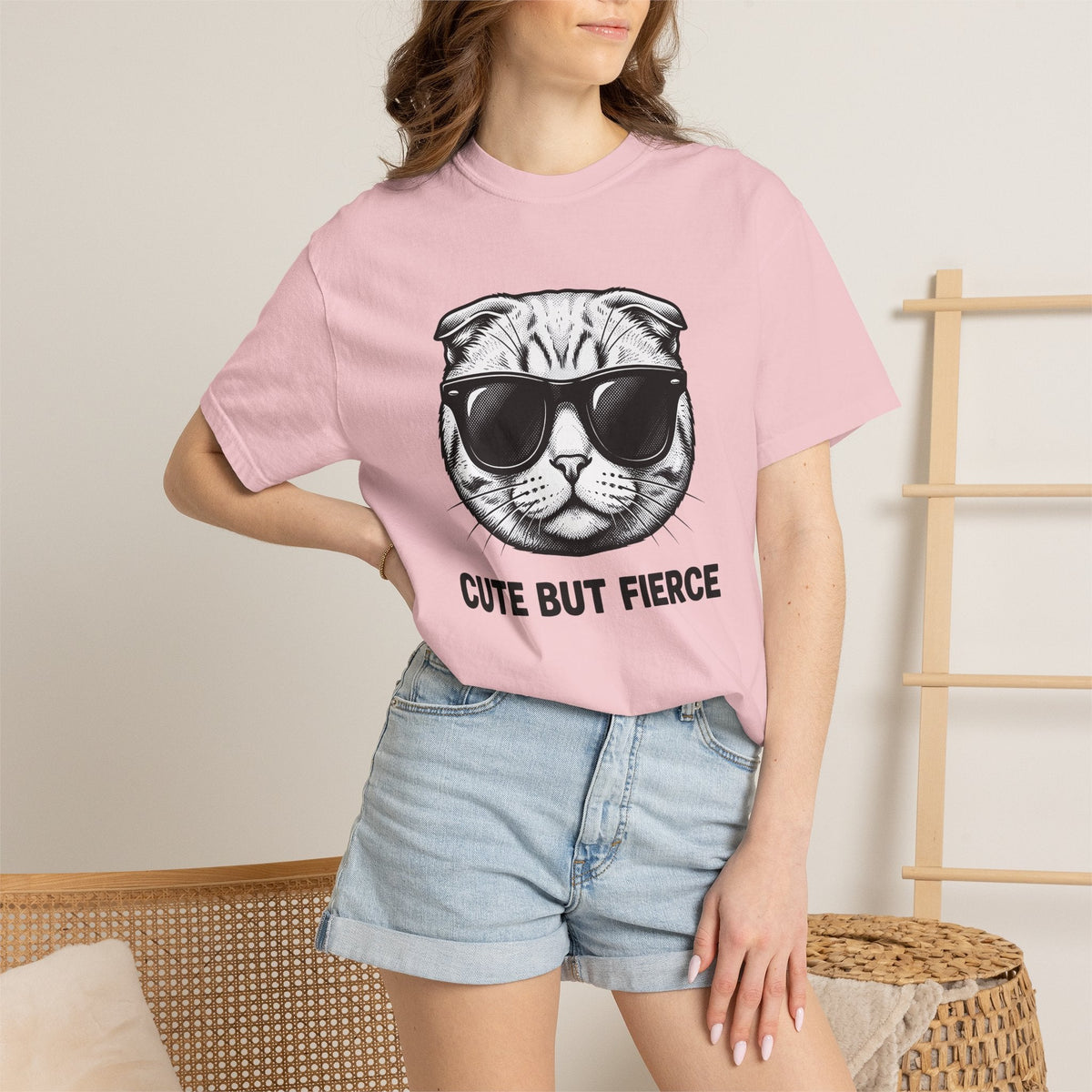 Cat Sunglasses Shirt Humor Unisex Gift Bold Tee Cool product image 12