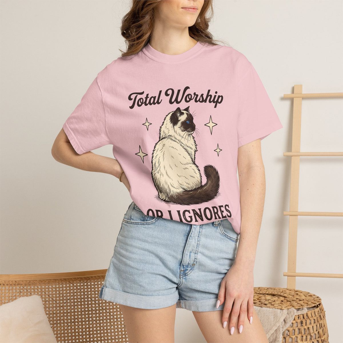 Siamese Cat Shirt Animal Gift Women Vintage Tee T-Shirt Fan product image 12