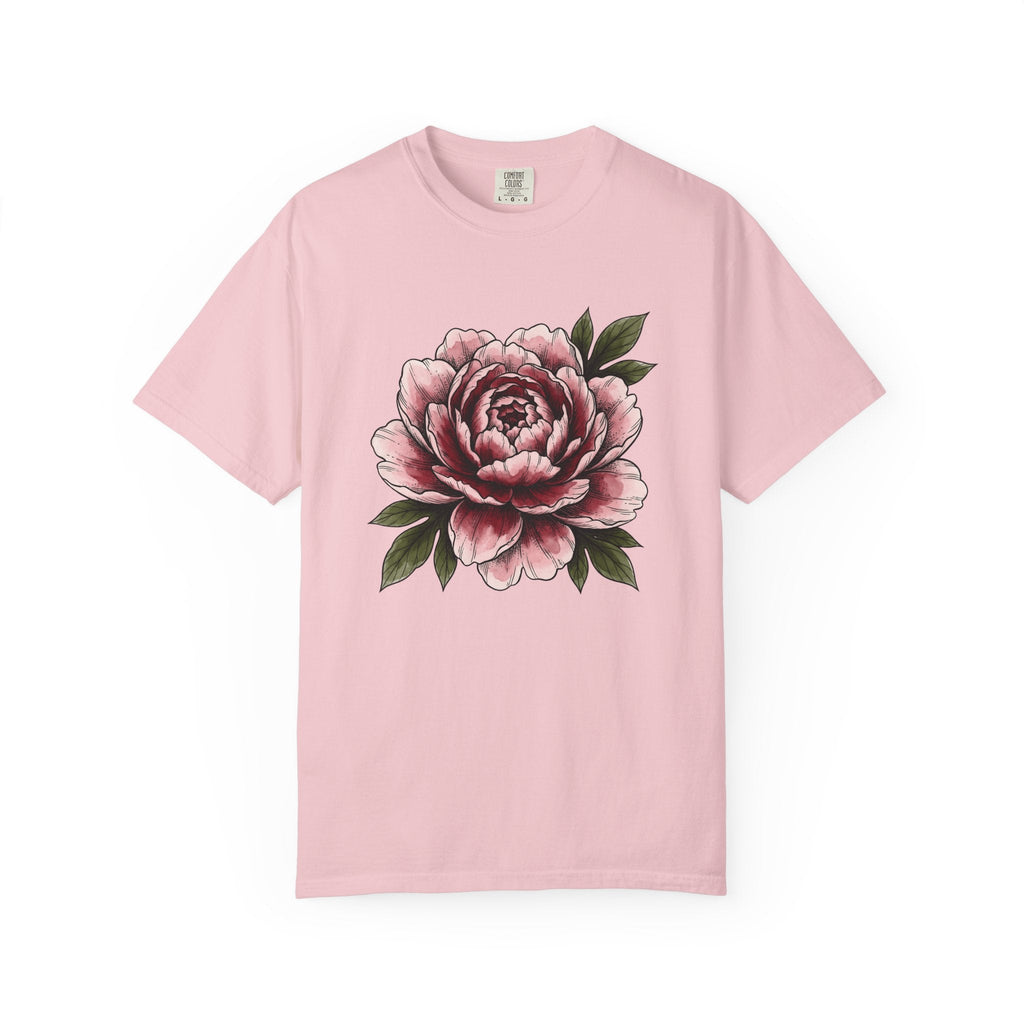 Peony Flower Shirt Boho Chic Floral Unisex Gift Botanical product image 3