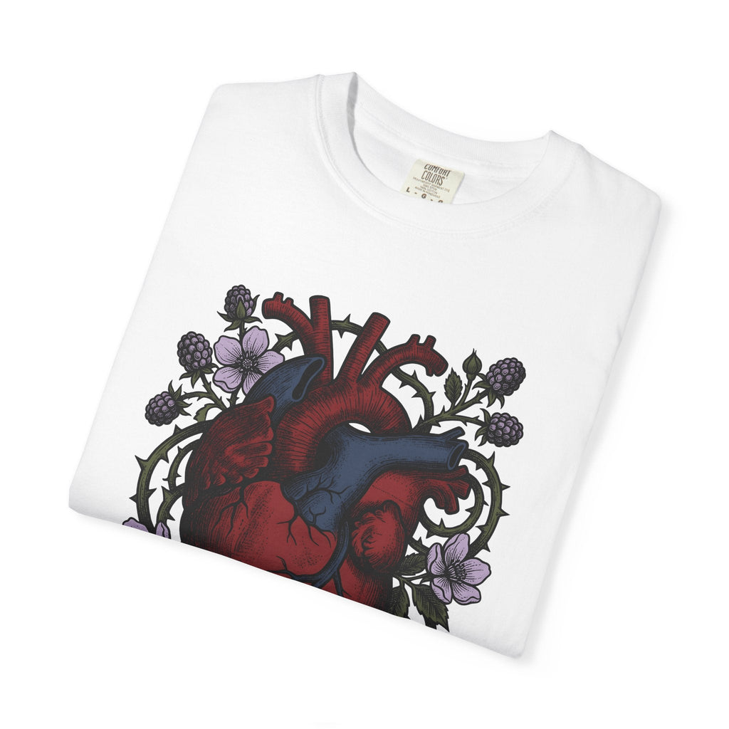 Human Heart Shirt Boho Chic Outdoors Gift Women Floral Tee product image 5