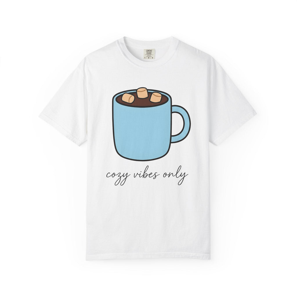 Warm Chocolate Mug Shirt Drinks Snug Unisex Gift Line Art Tee Hot Chocolate