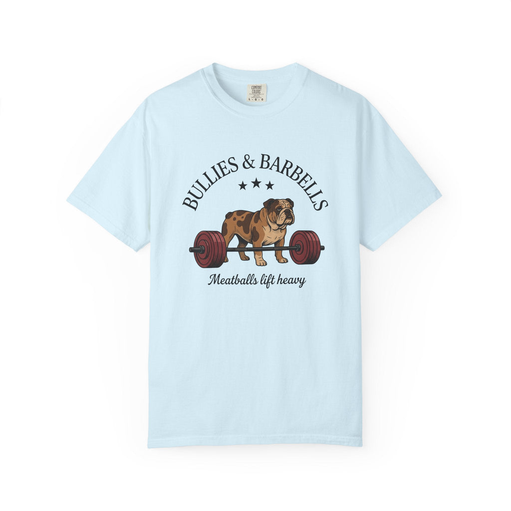Bulldog Barbell Shirt Sports Fitness Unisex Gift Cartoon product image 2