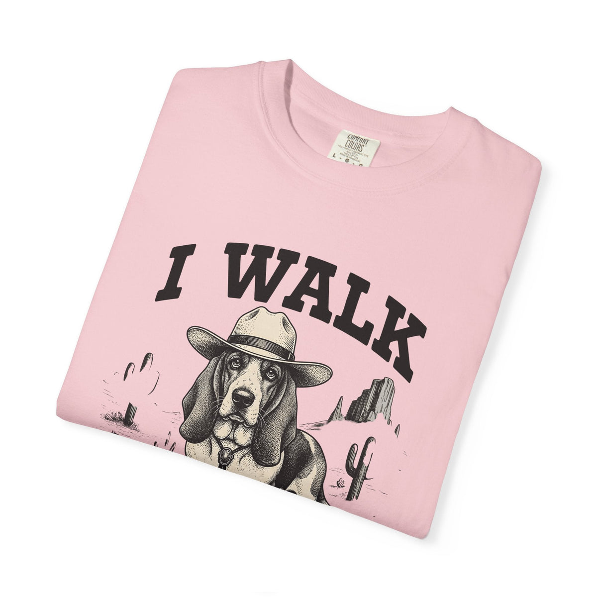 Basset Hound Cowboy Shirt Dog Gift Women Retro Tee T-Shirt product image 11