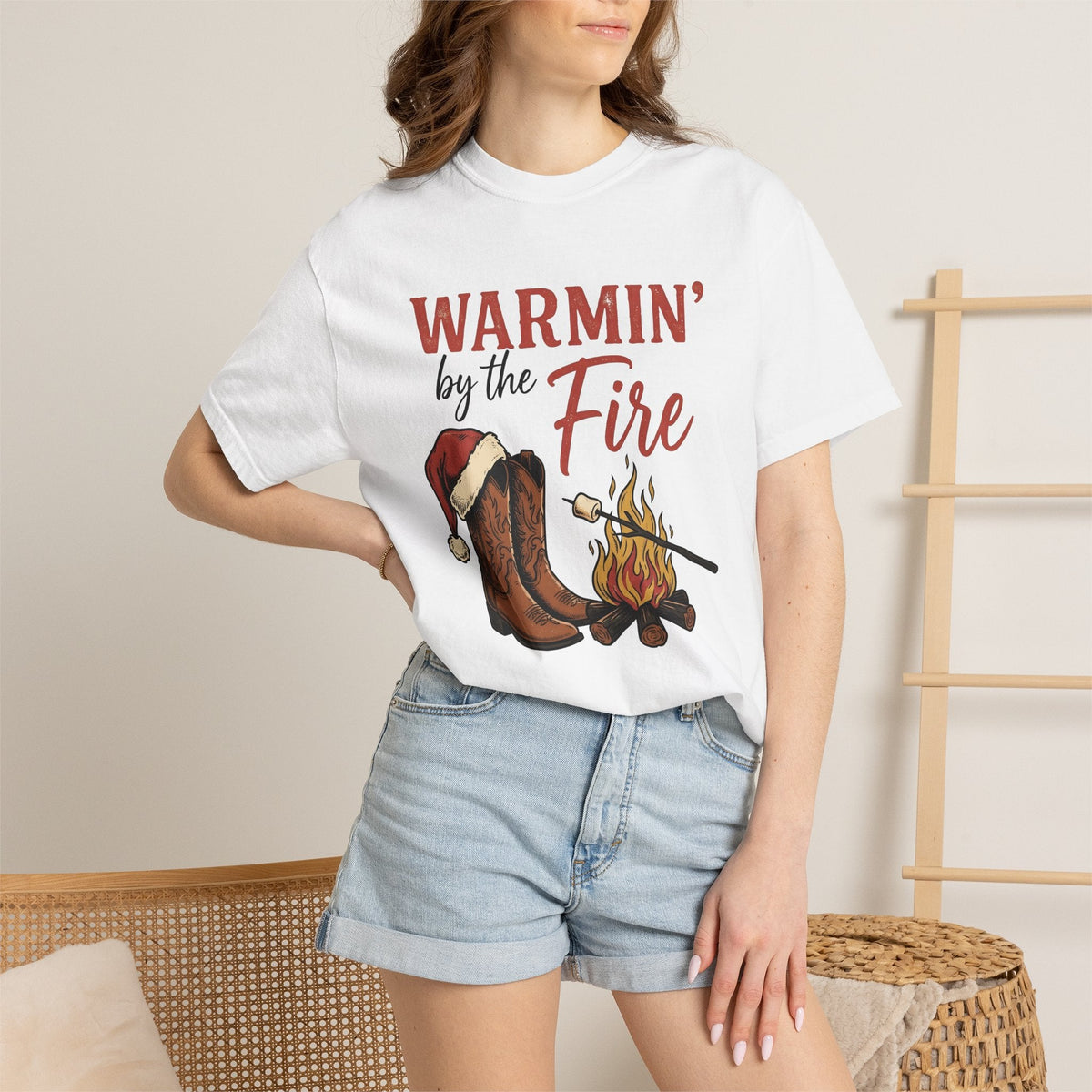 Cowgirl Boots Shirt Christmas Ranch Gift for Women Antique product image 6