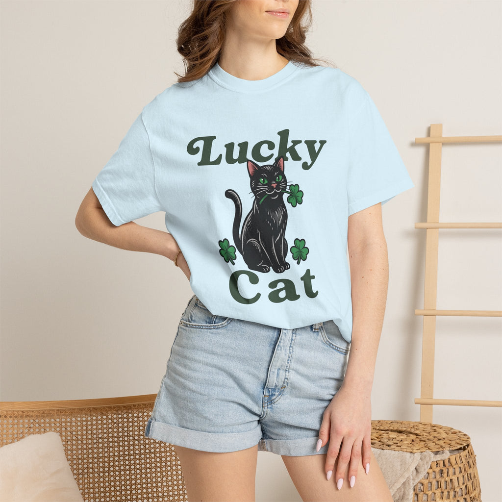 Black Cat Shirt St Patricks Day Kitty Unisex Gift Hand product image 9