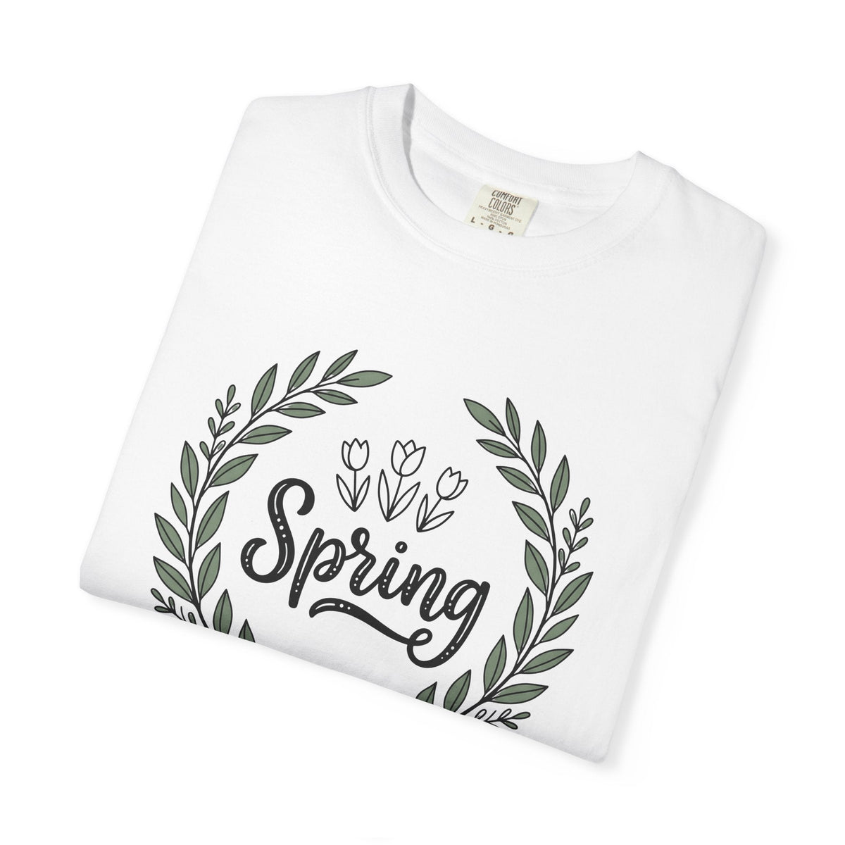 Flower Circle Shirt Spring Garden Unisex Gift Rustic Tee product image 5