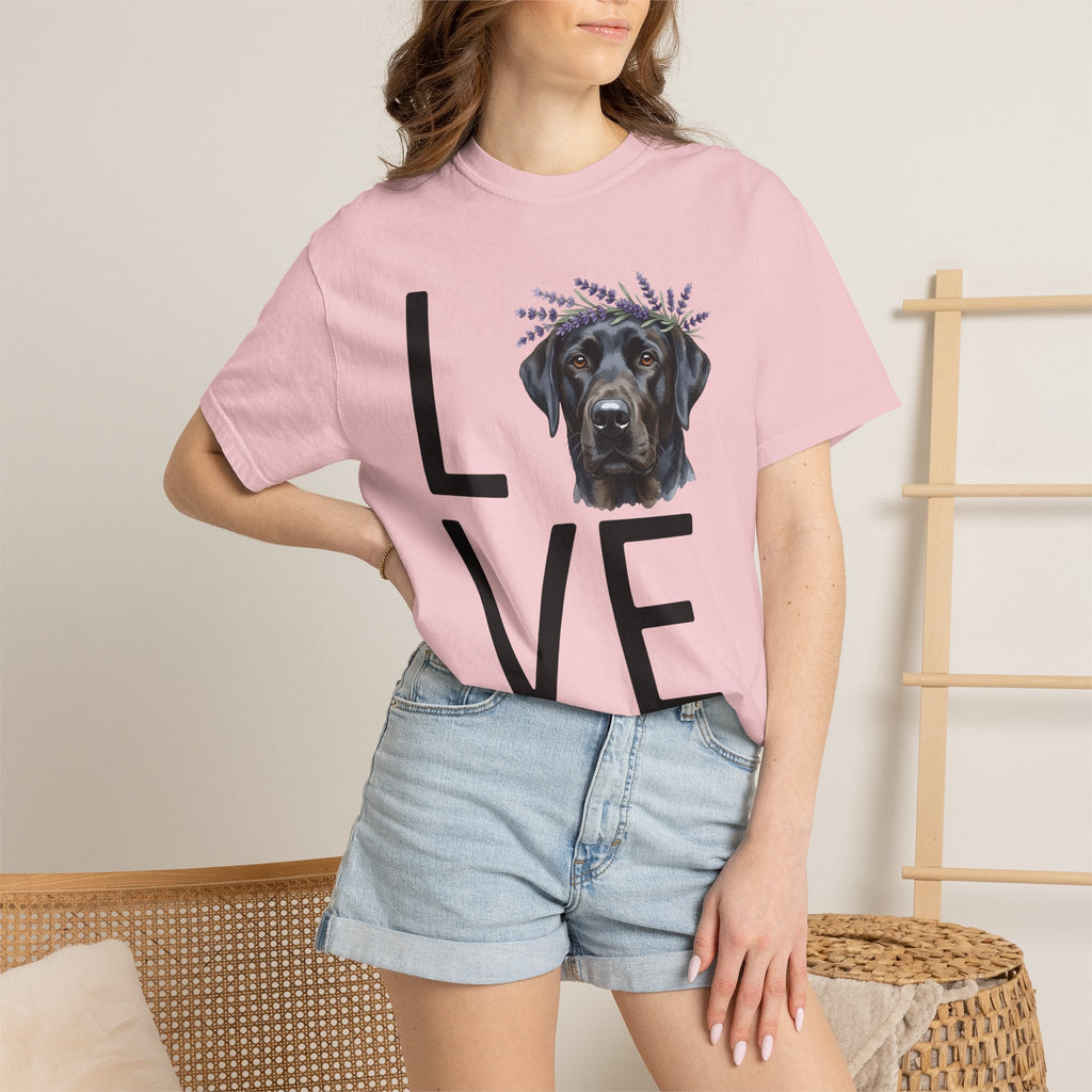 Labrador Dog Shirt Animals & Flowers Canine Unisex Gift product image 12