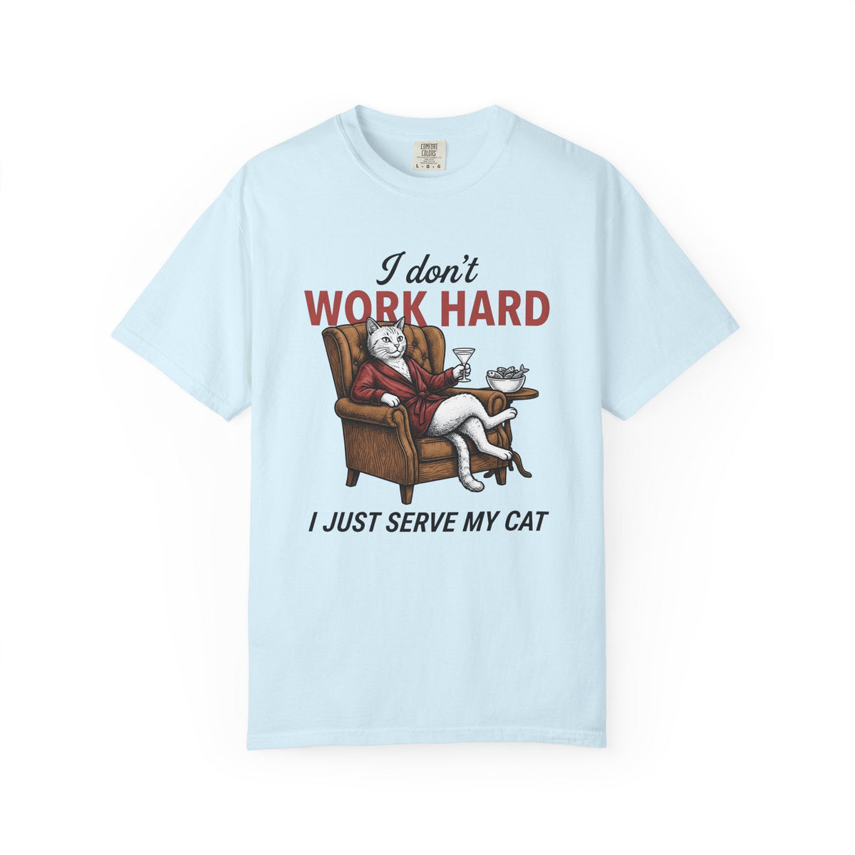 Cat Lounge Chair Shirt Satire Unisex Gift Nostalgic Tee product image 2