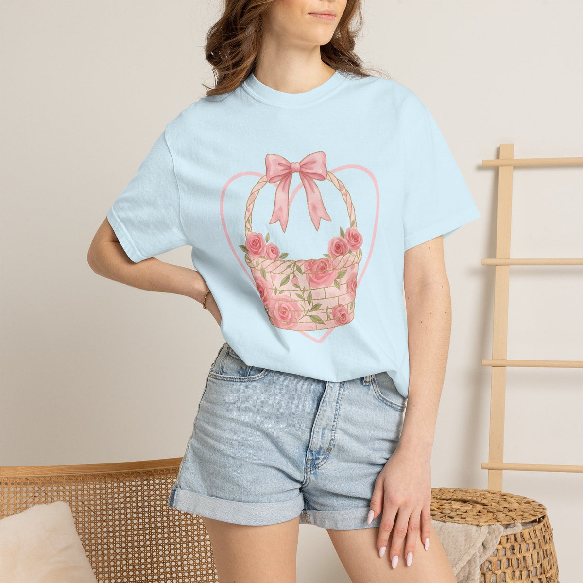 Flower Cluster Shirt Easter Bloom Gift Women Painterly Tee product image 9
