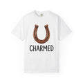 Horseshoe Art Shirt Lucky Cowboy Unisex Gift Tribal Tee product image 1