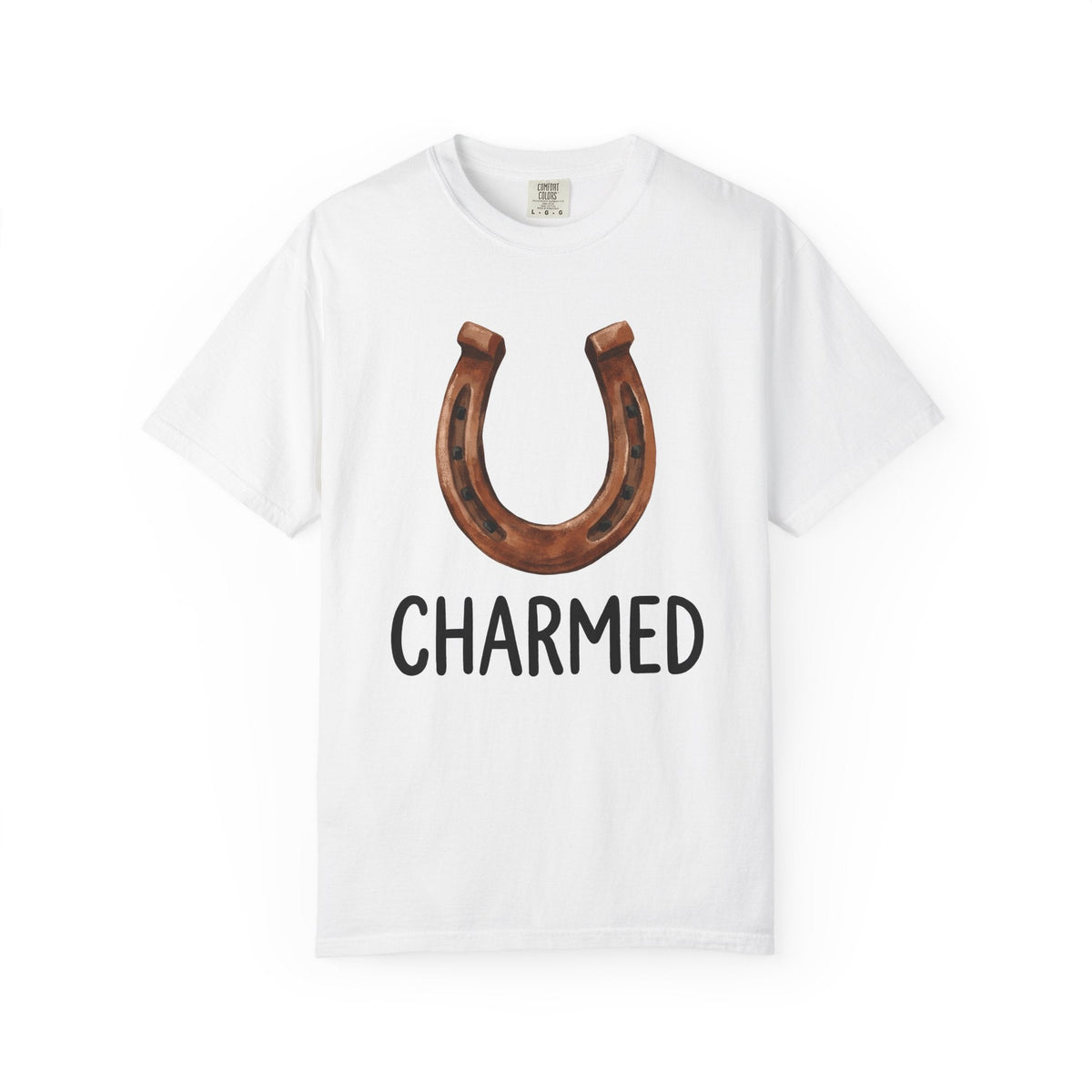 Horseshoe Art Shirt Lucky Cowboy Unisex Gift Tribal Tee product image 1