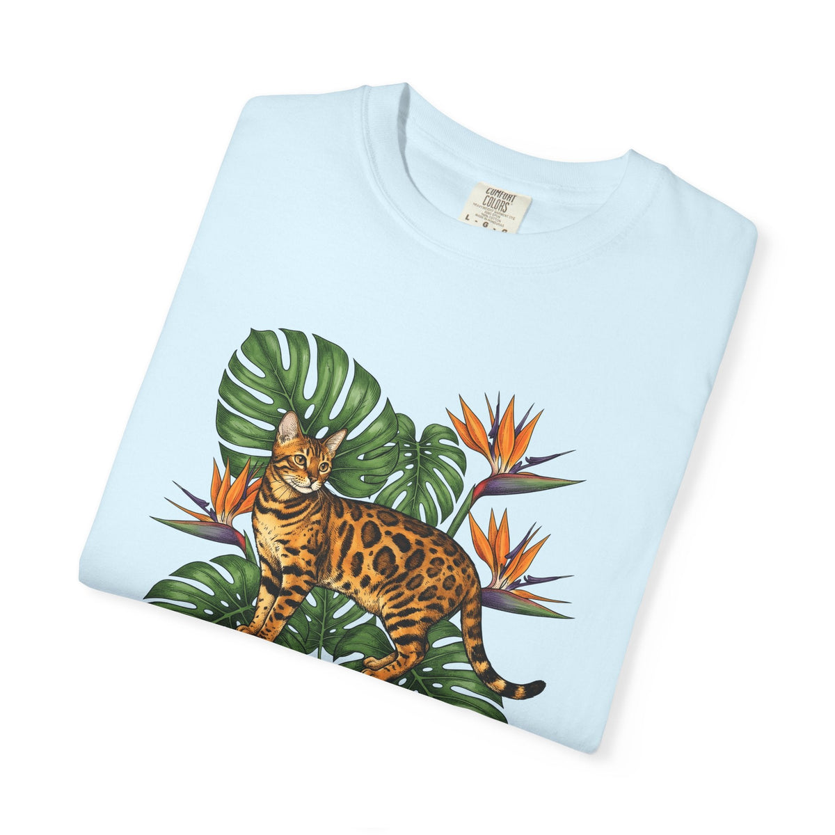 Bengal Kitten Shirt Cat Rainforest Gift Women Floral Tee product image 8