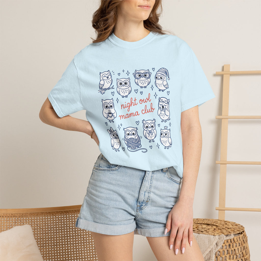 Owl Graphic Shirt Mom Animals Gift for Women Doodle Tee product image 9