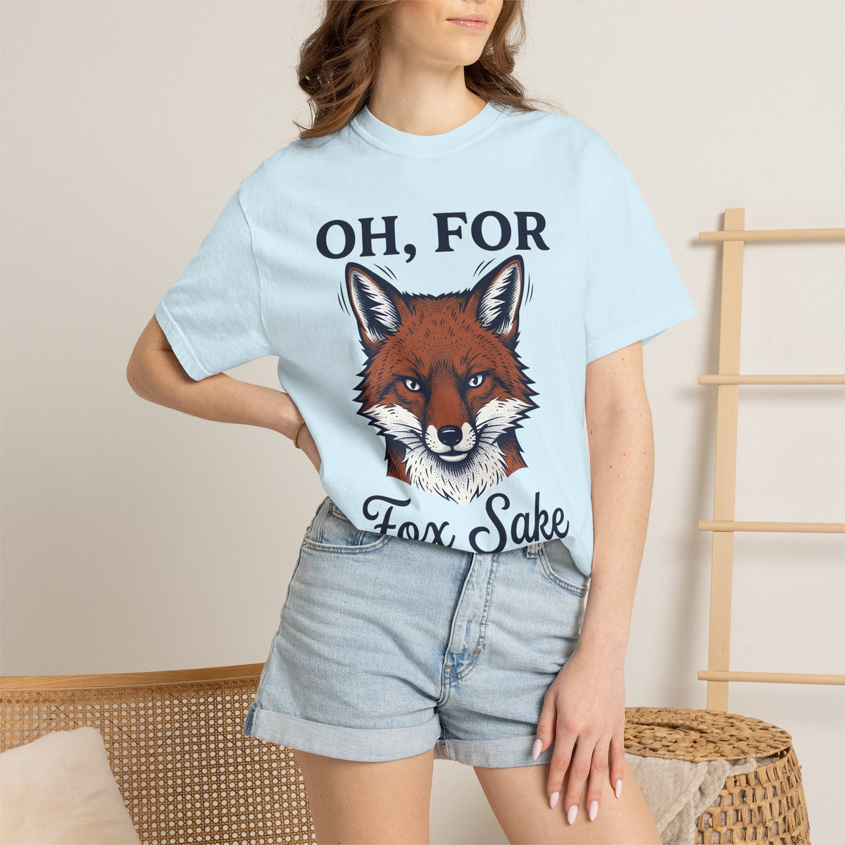 Fox Portrait Shirt Fauna Unisex Gift Illustration Tee product image 9