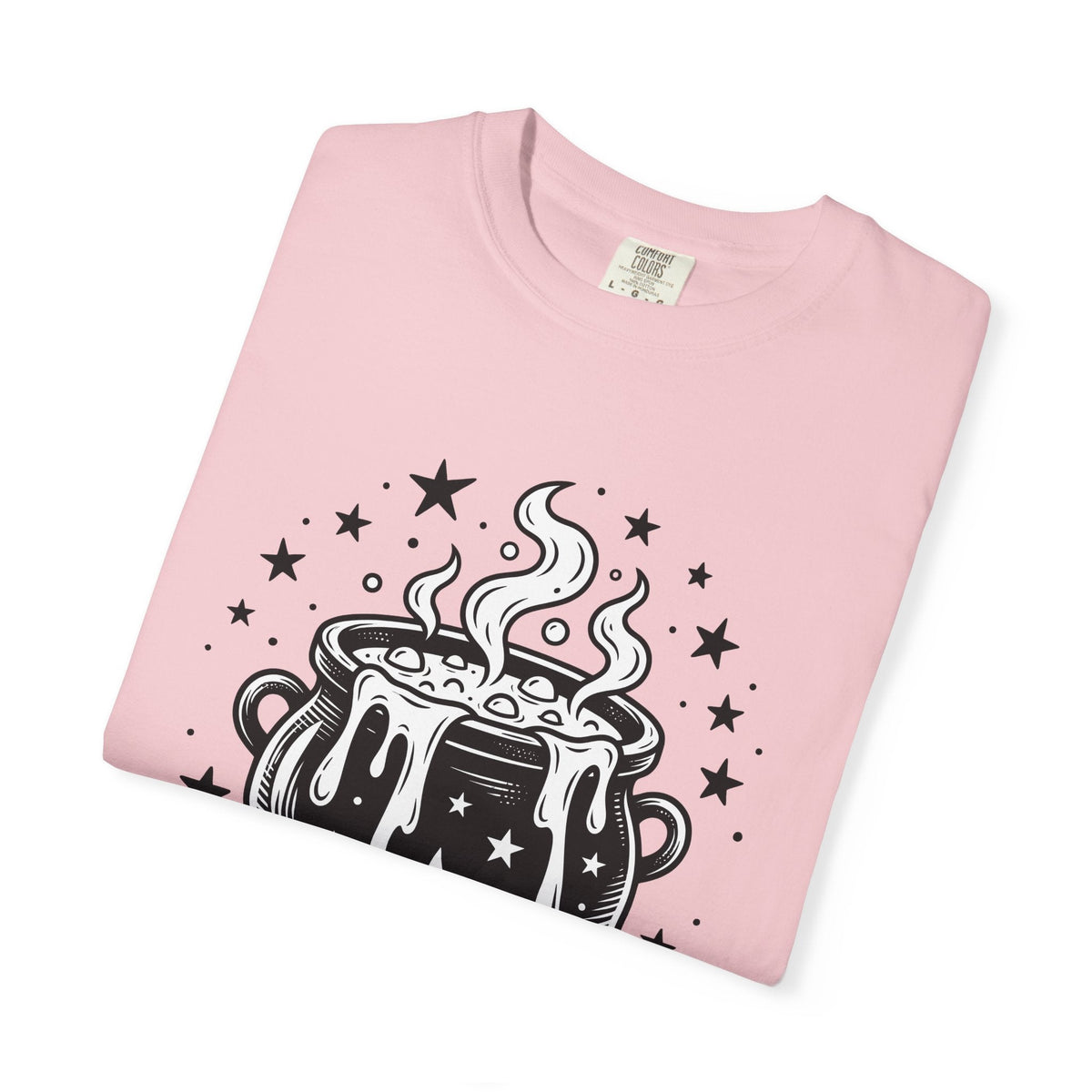 Witch Cauldron Shirt Halloween Unisex Gift Hand Drawn Tee product image 11