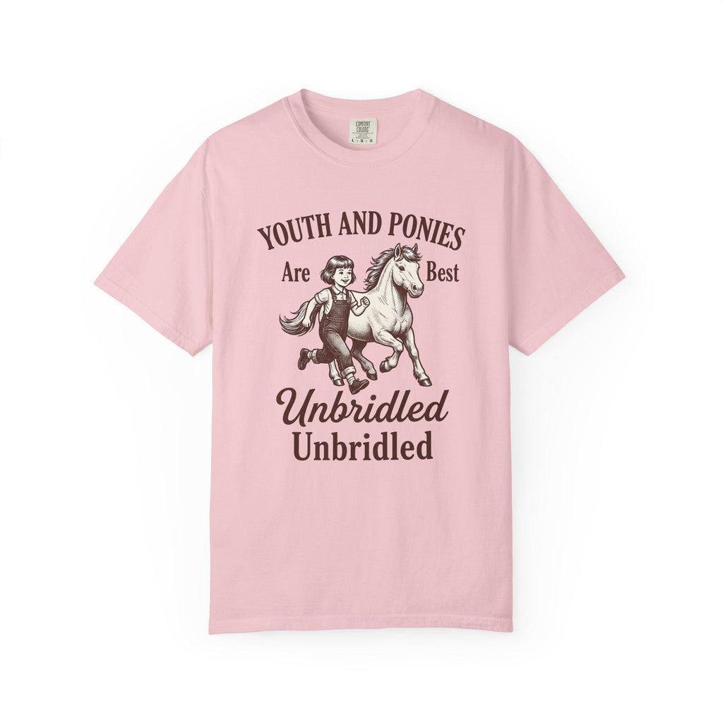 Child Pony Shirt Horse Farm Unisex Gift Vintage Tee Foal product image 3