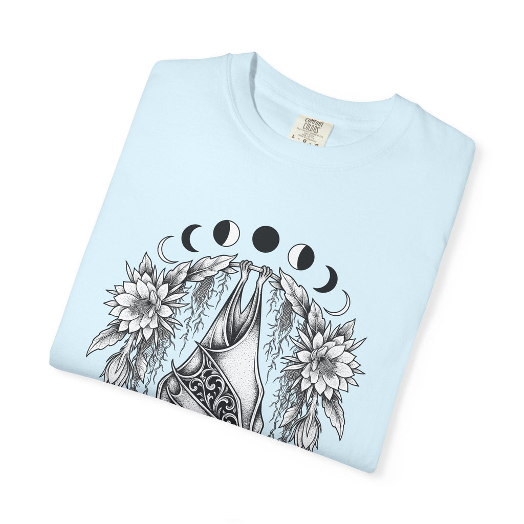 Bat Flower Shirt Halloween Magic Unisex Gift Dark Art Tee product image 9