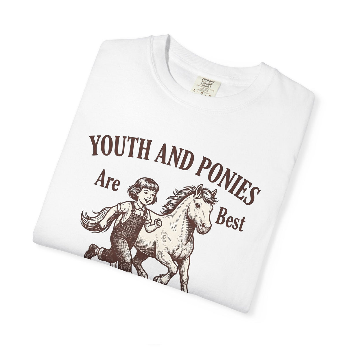 Child Pony Shirt Horse Farm Unisex Gift Vintage Tee Foal product image 5